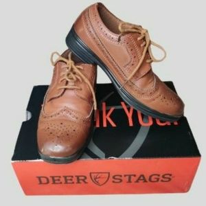 Boys Deer Stags Ace Dress Wing-Tip Dress 13.5